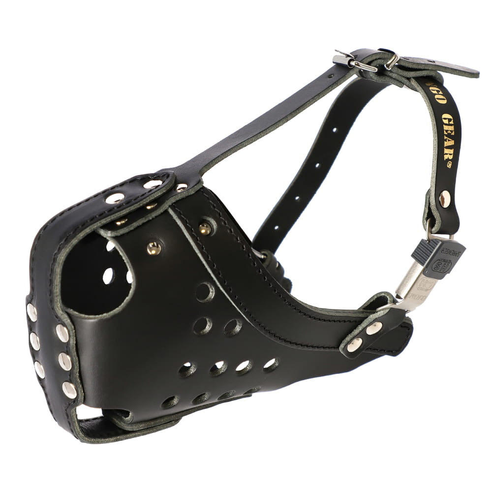 Maulkorb Leder für Einsatz und Training - Dingo Gear