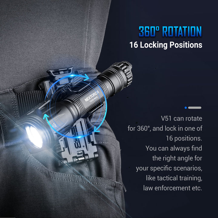 NEXTORCH V51 Taktisches Taschenlampen Holster