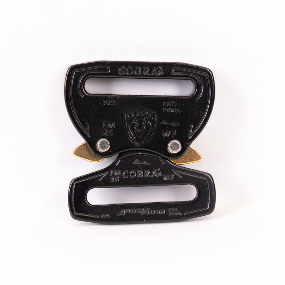 Fibbia in alluminio AustriAlpin COBRA® FM - nero