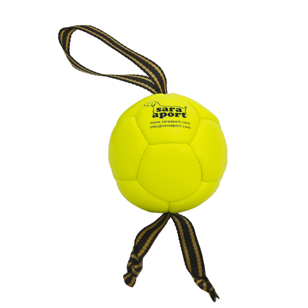 Eco Leder Softball mit Bändel