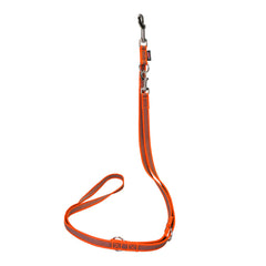 Guinzaglio per cani ABS-Softflex regolabile a 3 vie, larghezza 16 mm, lunghezza 2 m, arancione