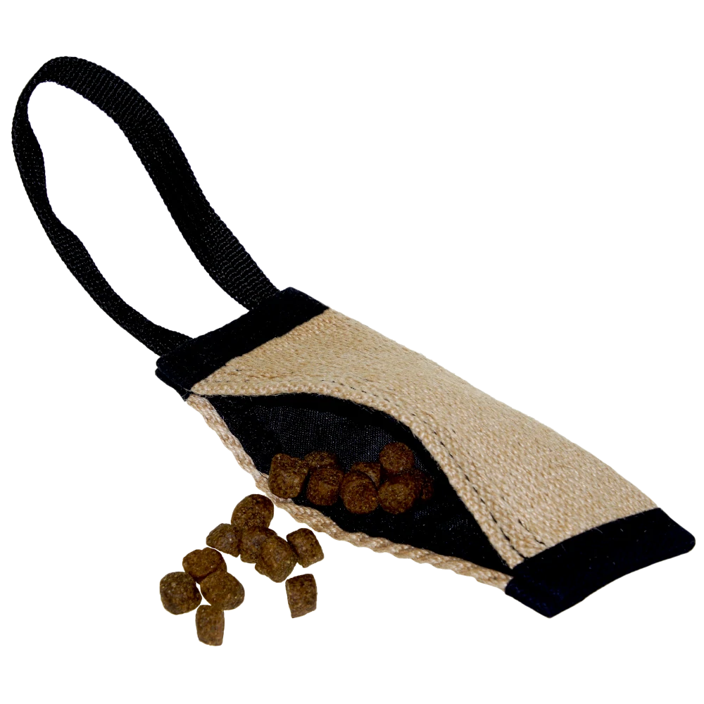 Jute Treat Bag with Velcro