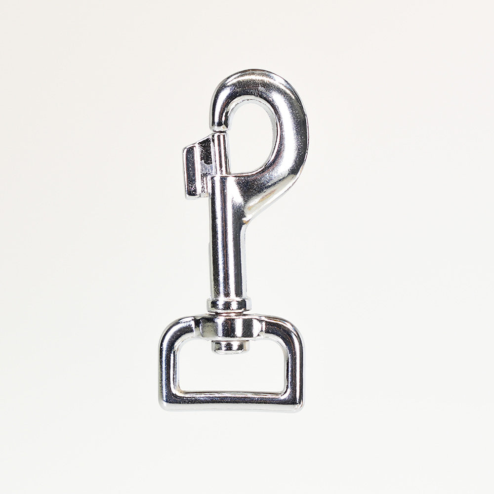 Snap hook 83/25 mm with straight swivel eyelet