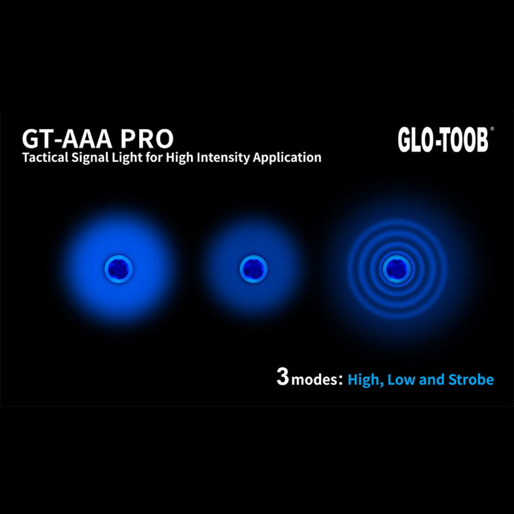 GLO-TOOB AAA PRO Series - Lampe de signalisation Tactical Lights 200m étanche - Nextorch