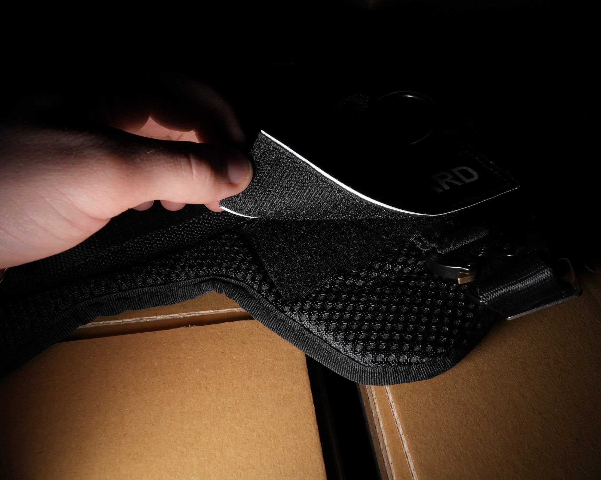 Toppe in velcro 14x4cm (coppia)