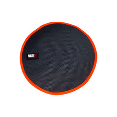 Disco volante fluttuante, zoccolo grigio