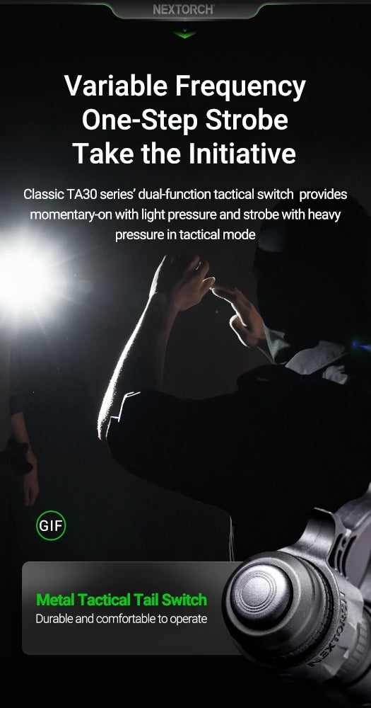 NEXTORCH TA20 SET (1000lm) Tactical flashlight