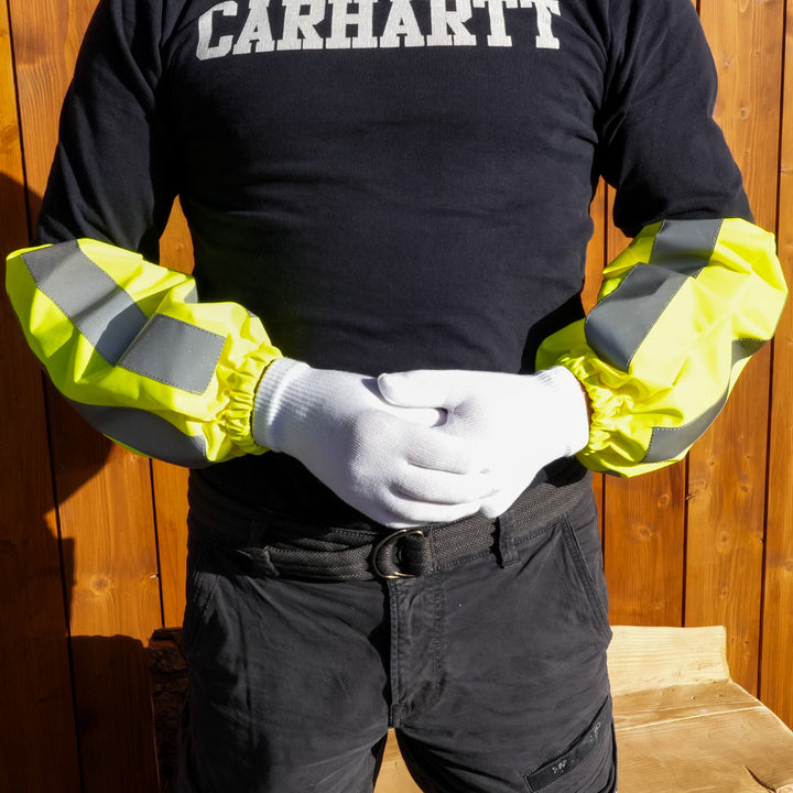 Reflective arm warmers