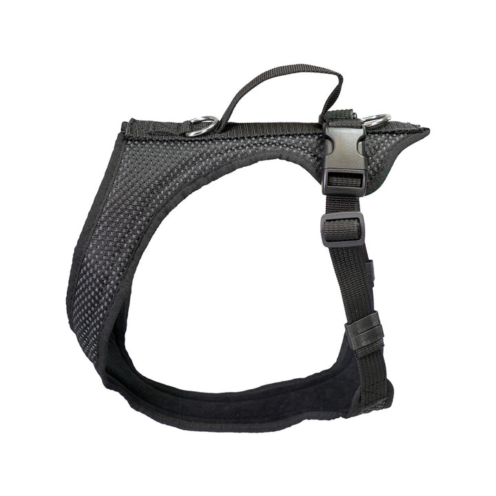 Dog harness Dog`s Fun Run Dog harness Hound / Poodle / Viszla / Setter, black with black edging.