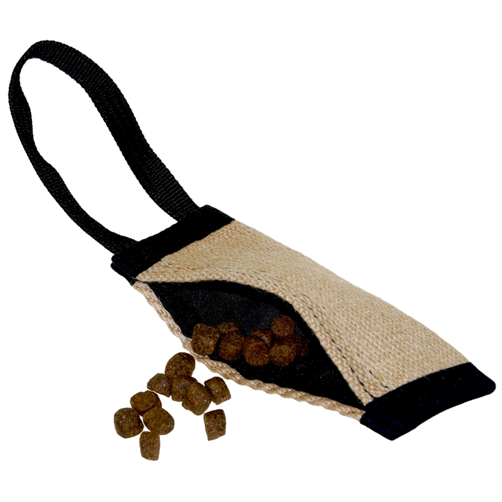 Jute Treat Bag with Velcro