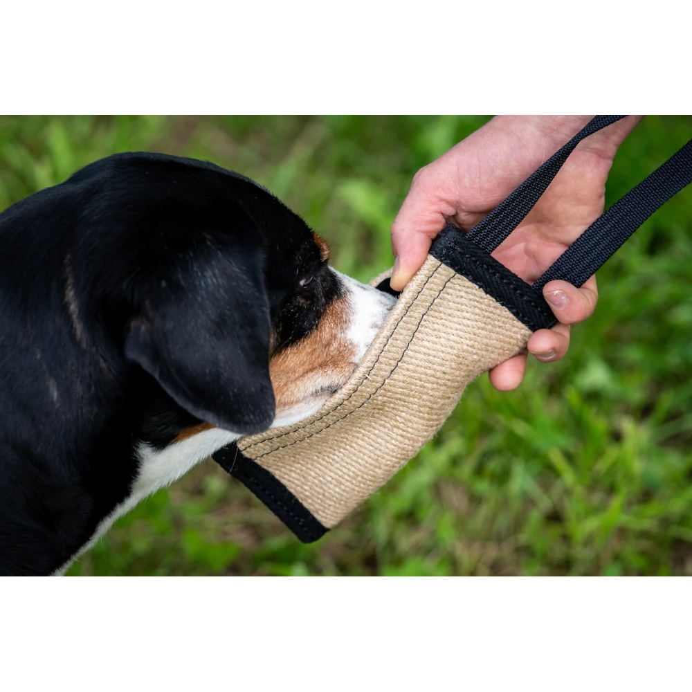 Jute Treat Bag with Velcro