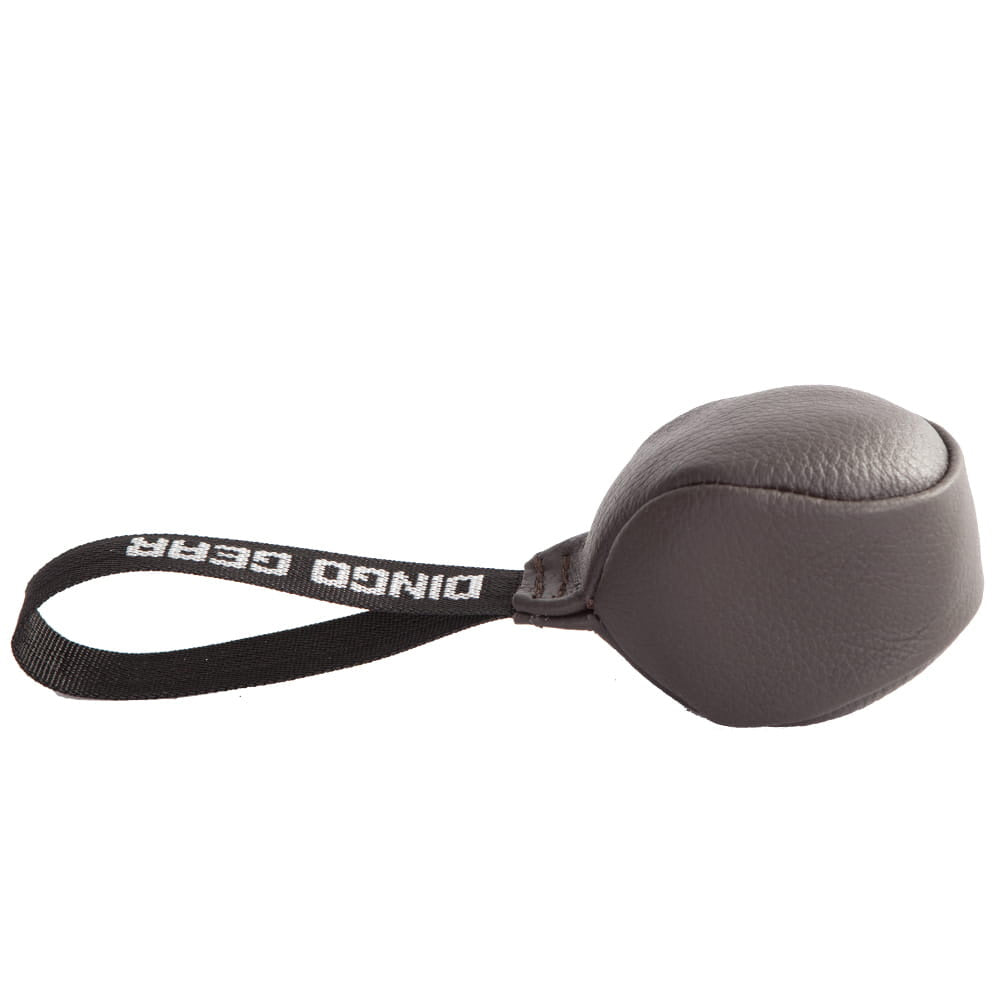 Leather ball with handle - Dingo Gear