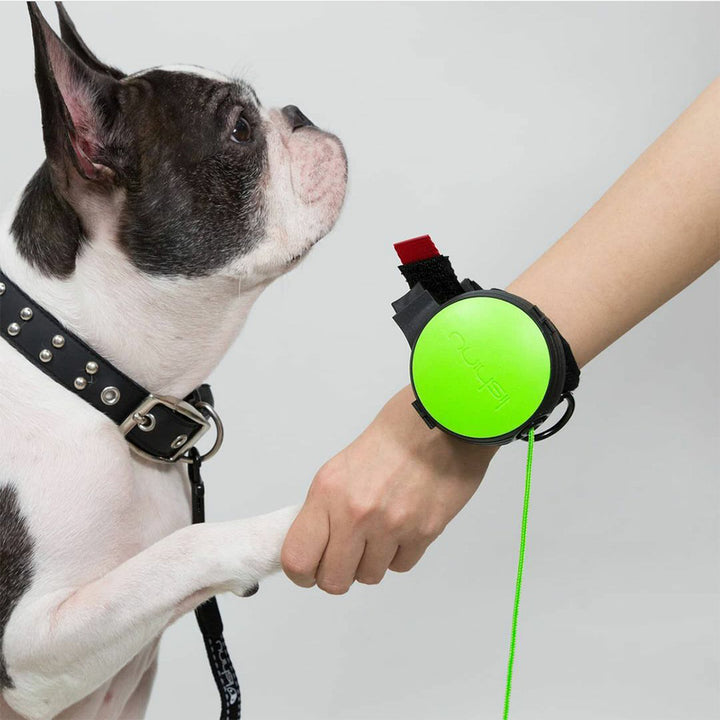 Lishinu 3 - intelligent dog leash reel bright green