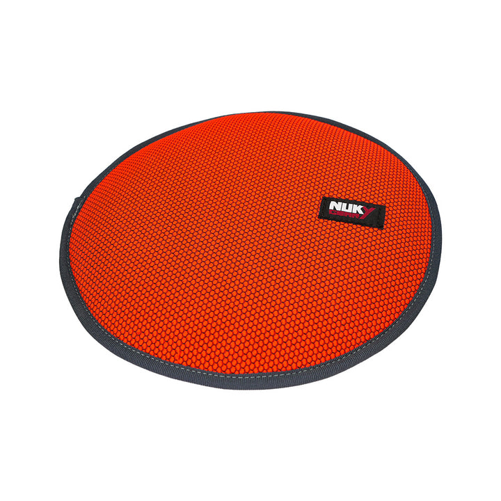 Flying Disc floating, hoofed orange