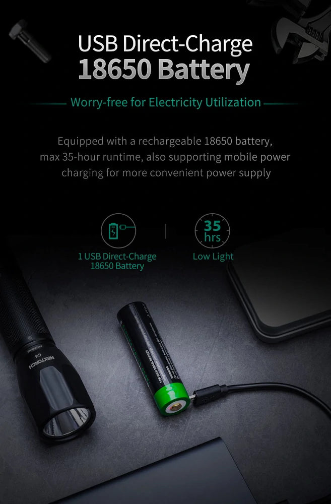 NEXTORCH C4 Lampe de poche (700lm)