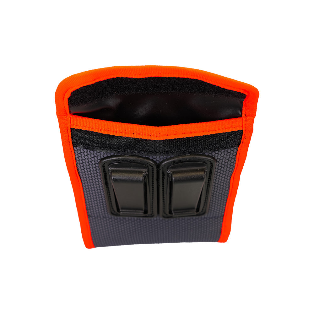 Sac à fourrage Clip ceinture, avec fermeture magnétique, gris