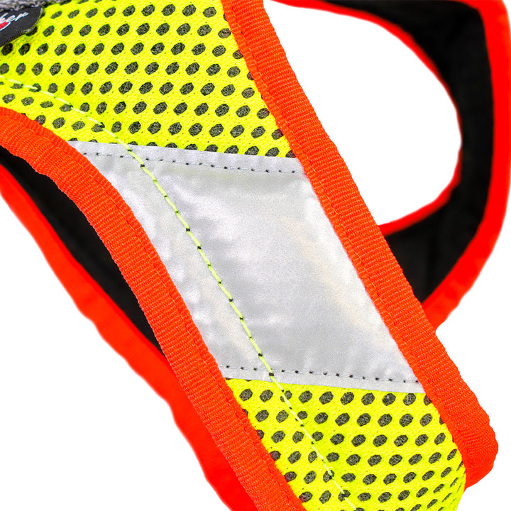 Mantrailing-harnais V avec réflecteur