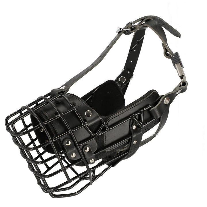 Muselière en métal recouverte de caoutchouc Berger Allemand - Dingo Gear