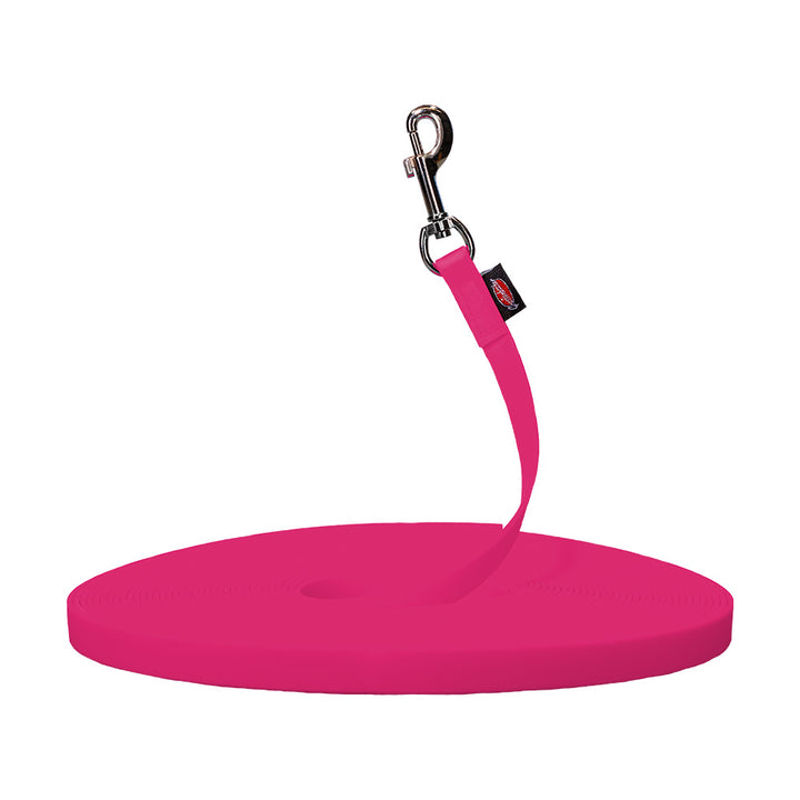 Laisse à pister BIOTHANE® rose