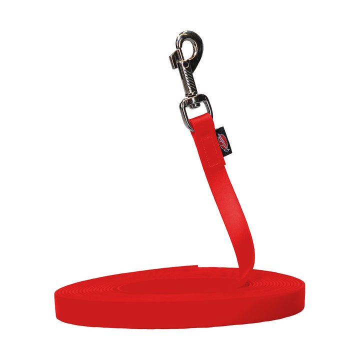 Laisse à pister BIOTHANE® rouge