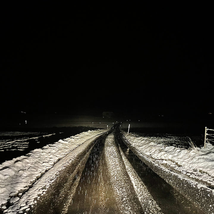 Housse réfléchissante pour perche à neige