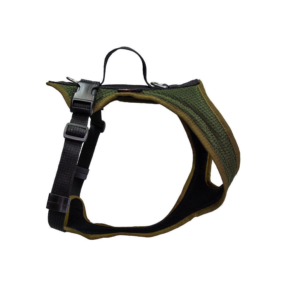 Dog`s Fun Run imbracatura per cani Standard, oliva. made in Switzerland