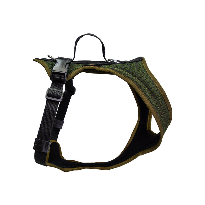 Dog`s Fun Run imbracatura per cani Standard, oliva. made in Switzerland