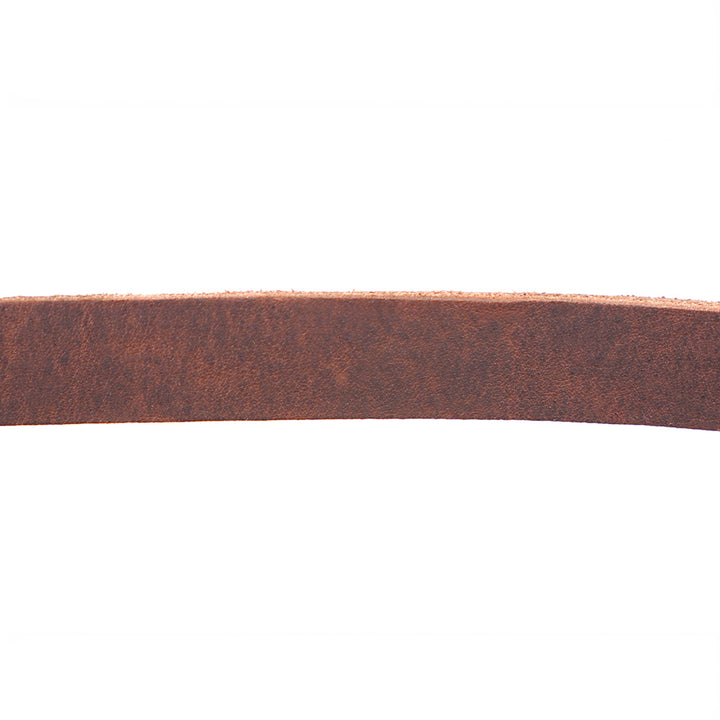 Pelle oliata marrone - al metro