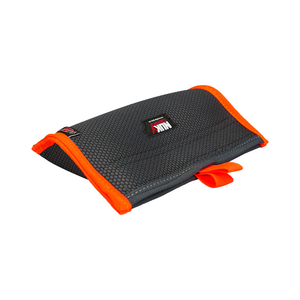 Borsa foderata a onda con chiusura magnetica, grigio