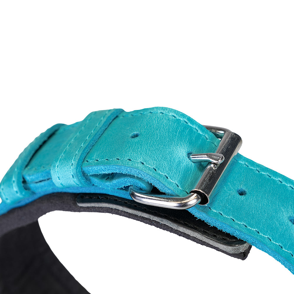 Collare con impugnatura in pelle oliata