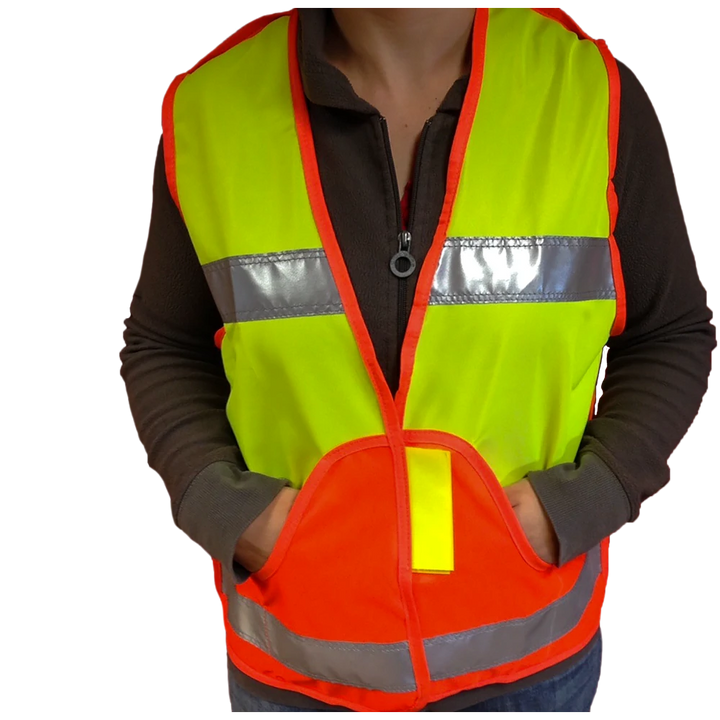 Gilet Tamara fluorescente con tasche