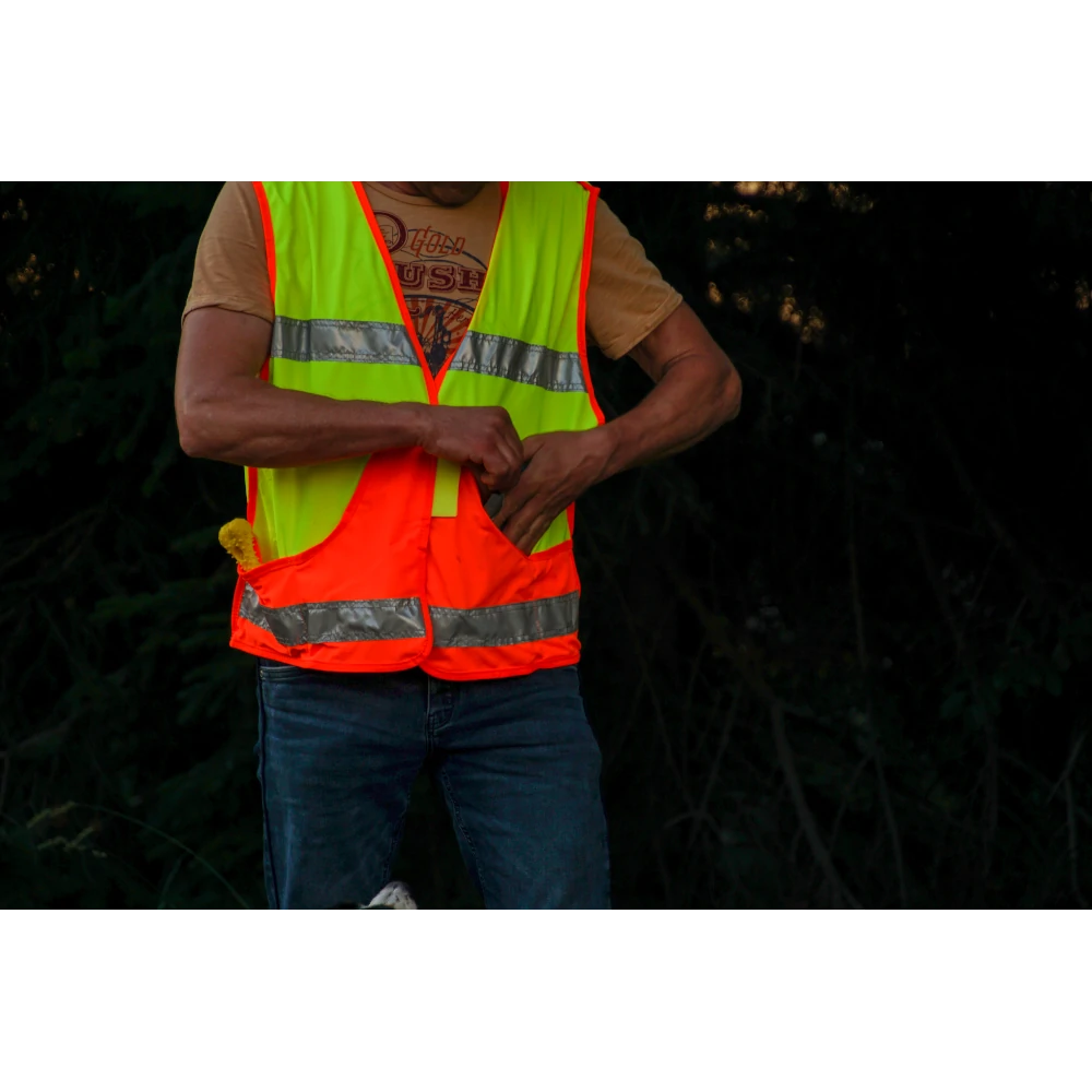 Gilet Tamara fluorescente con tasche